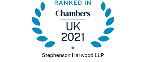 Chambers UK 2021 - Ranked in